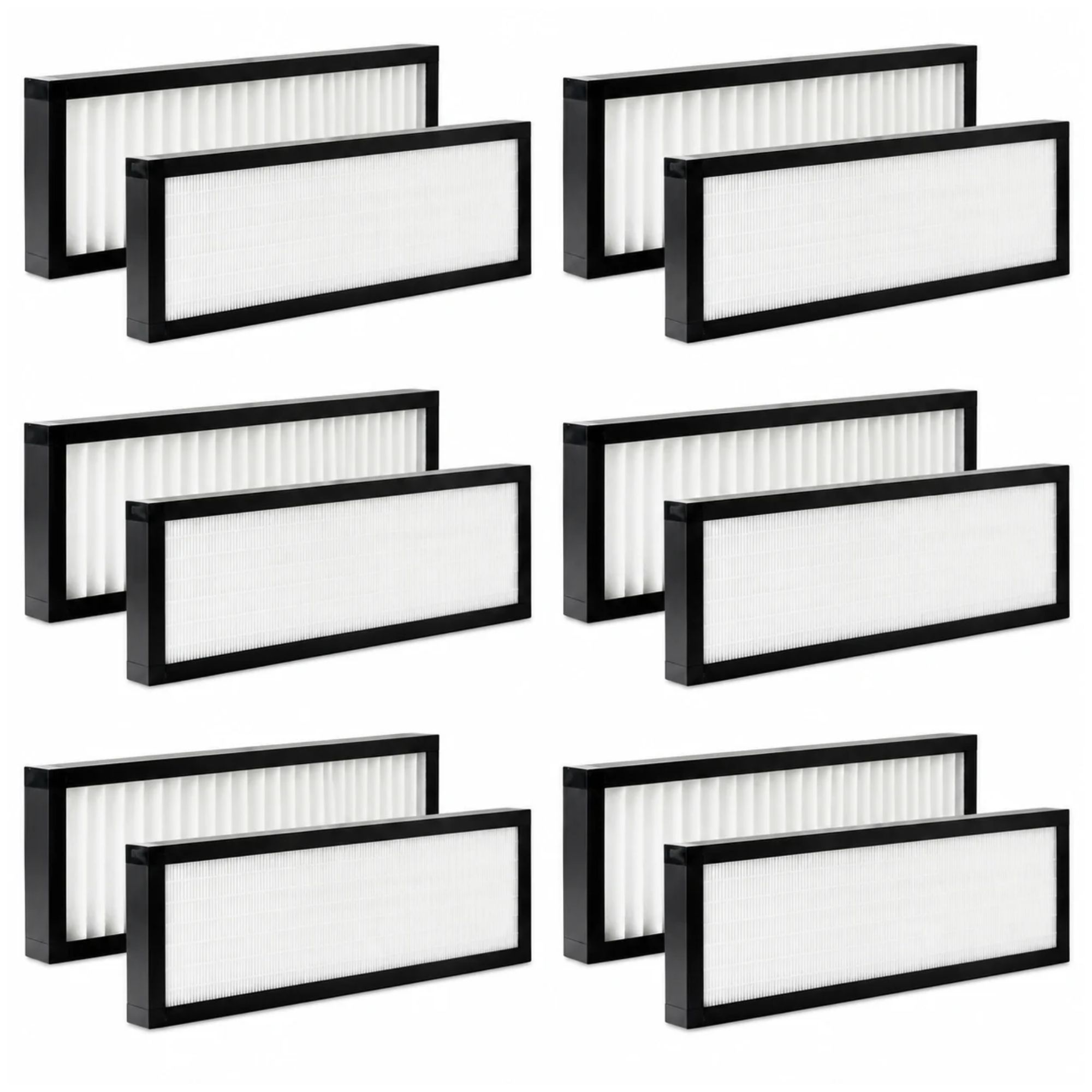 Pollenfiltersæt til Dantherm HCH 8 & Danfoss Air A3 (209x640x48mm) - 12 stk. (6 sæt) Pollenfiltersæt til Dantherm HCH 8 & Danfoss Air A3 (209x640x48mm) - 12 stk. (6 sæt)