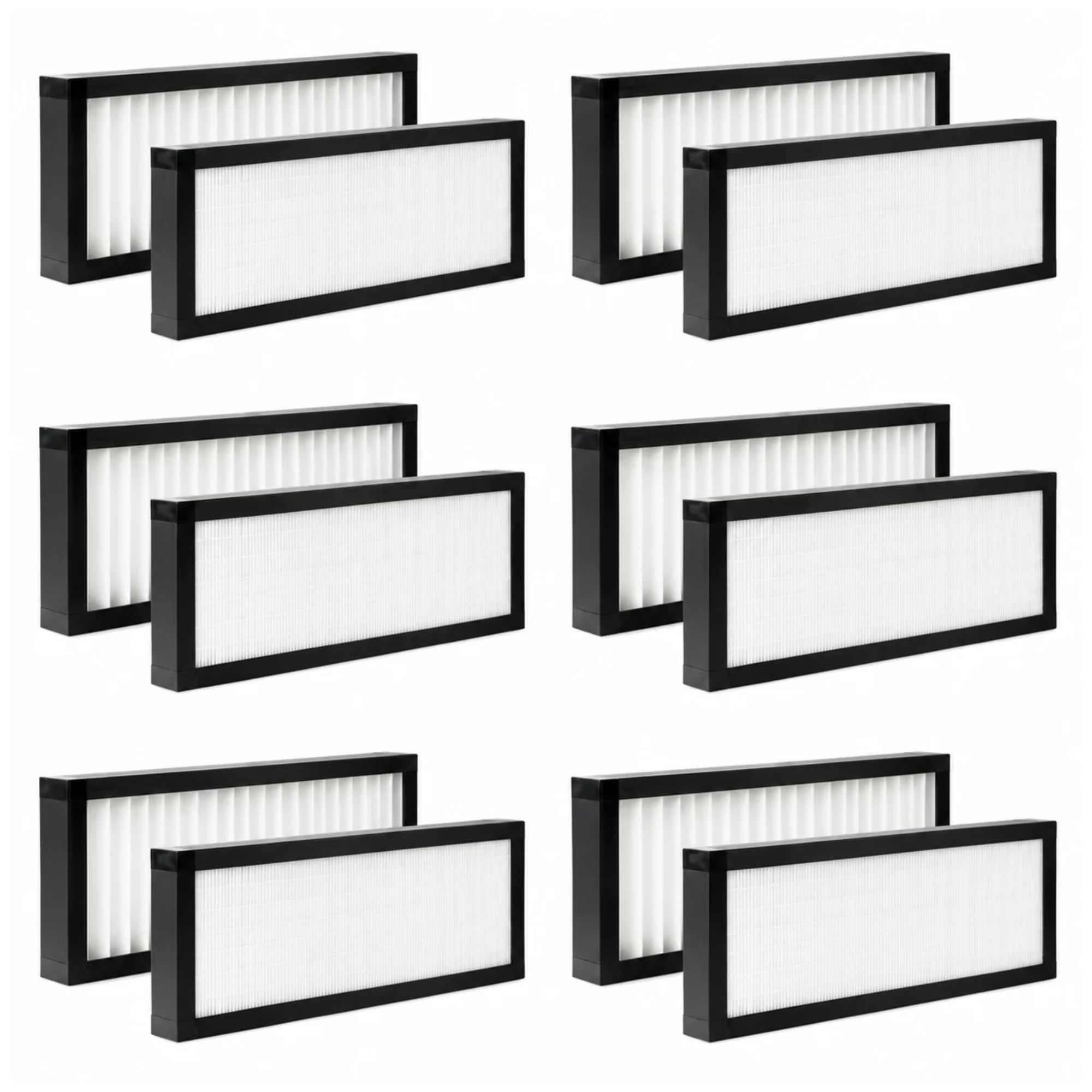 Pollenfiltersæt til Dantherm HCV 5 (184x434x48mm) - 12 filtre (6 sæt)