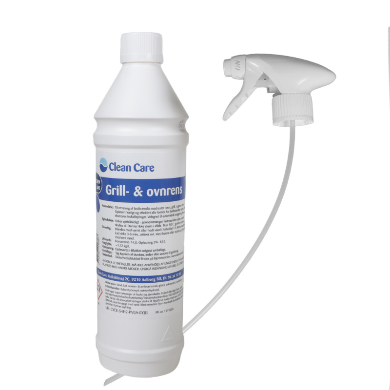 Grill- & Ovnrens m/spray - 1 liter